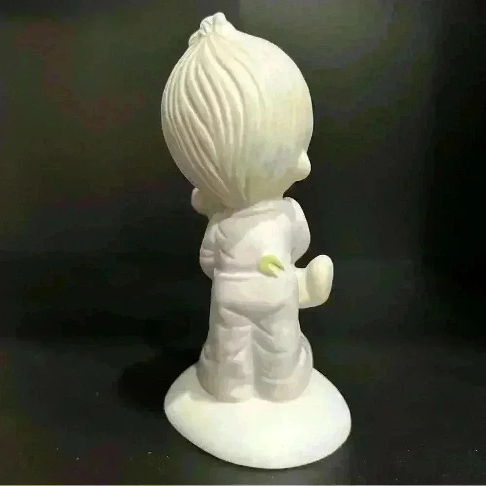Precious Moments Child With Teddy Bear Jonathan & David 5" Figurine Vintage 1978 - Picture 2 of 3